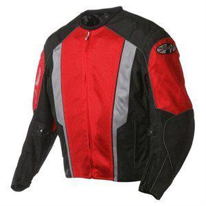 New joe rocket phoenix 5.0 adult mesh jacket, red/black, med/md