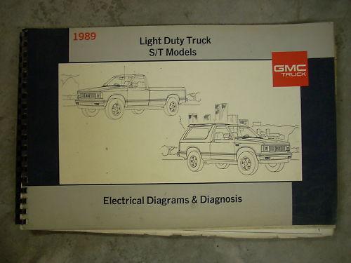 1989 gmc jimmy s series truck wiring diagram shop service repair manual