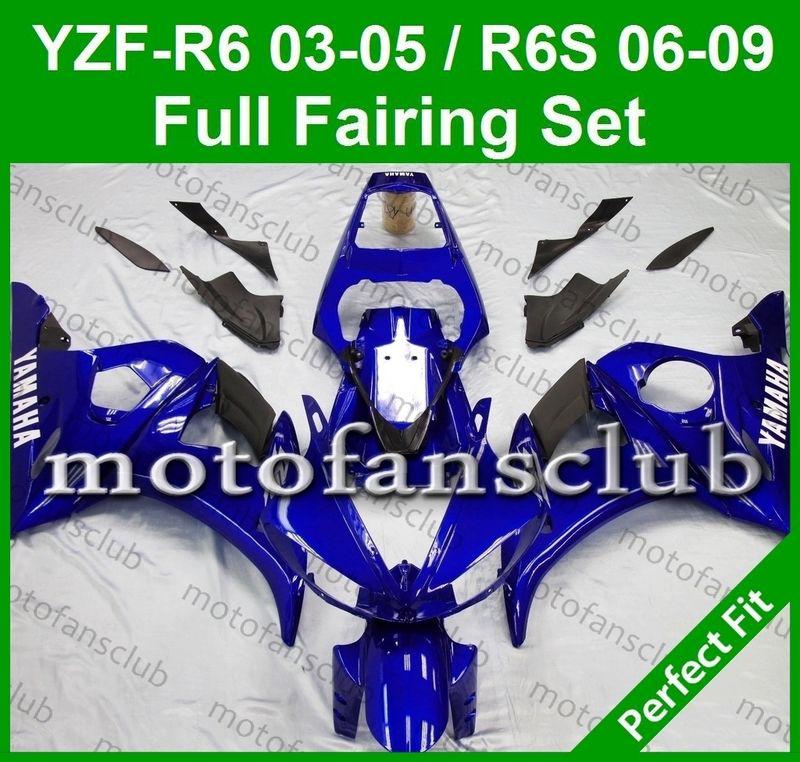 Fit yamaha yzf r6 03 04 05 yzfr6 2003 2004 2005 fairing bodywork plastics #21 c