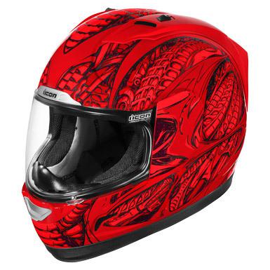 Icon helmet speedmetal red sm 0101-5003