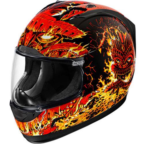 Icon helmet freaky tiki black xs 0101-5449