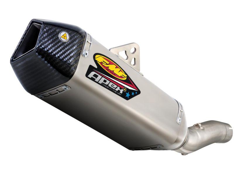 Fmf racing apex slip-on - titanium muffler - carbon fiber tip  043332