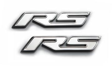 Chevy camaro rs chrome badge/emblems