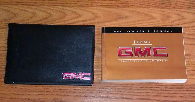 1998 gmc jimmy owners manual / 98  gmc jimmy owner's manual 