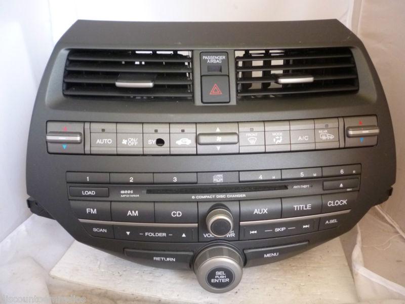 10-11 honda crosstour radio 6 disc cd mp3 3baa 39100-tp6-a112 *