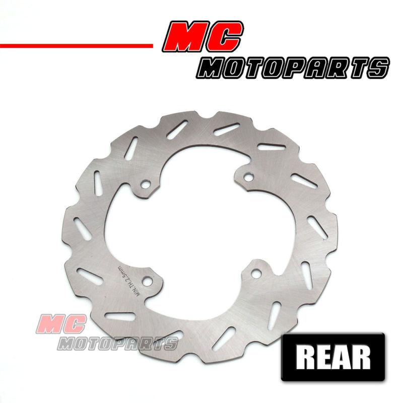 Rear solid mx brake disc rotor for kawasaki kx100 05 06 07 08 09