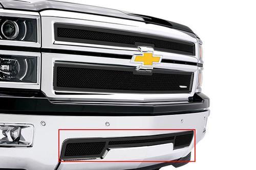 T-rex 2014 chevy silverado billet grille upper class polished mesh grill 52117