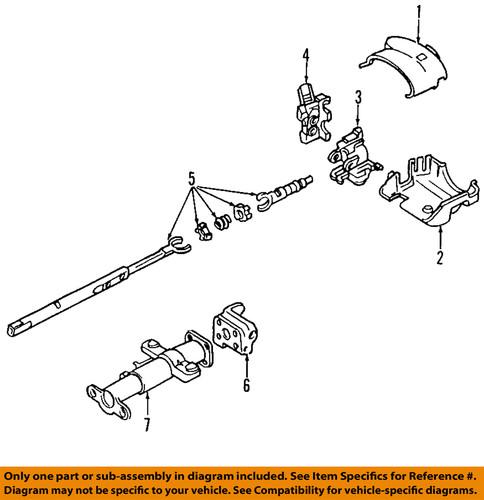 Gm oem 19256700 steering column-coupling shaft