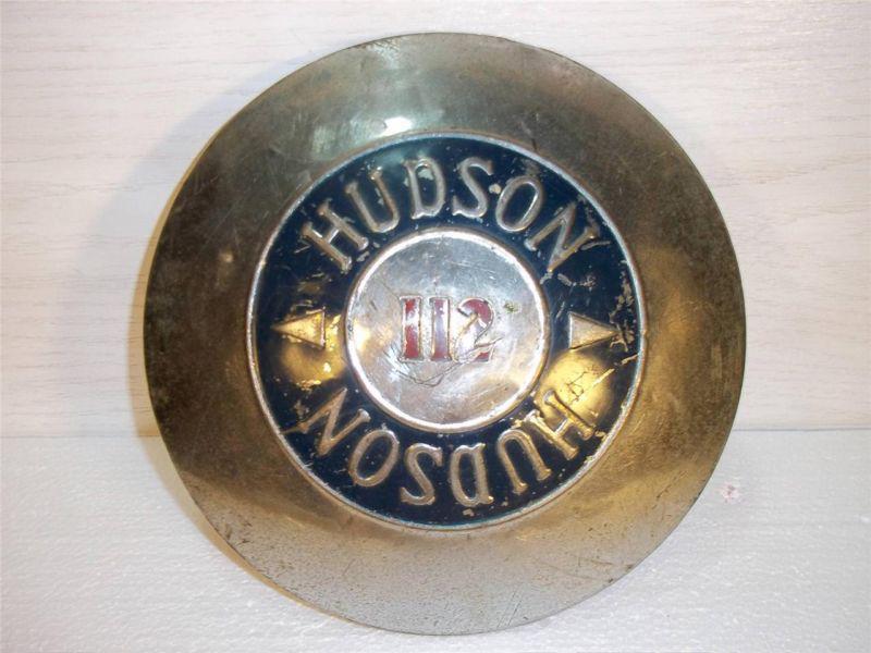 Rare hudson 112 hubcap wheel cover automobile centercap terraplane