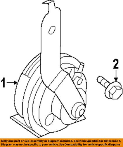 Mazda oem bbm46678ya horn