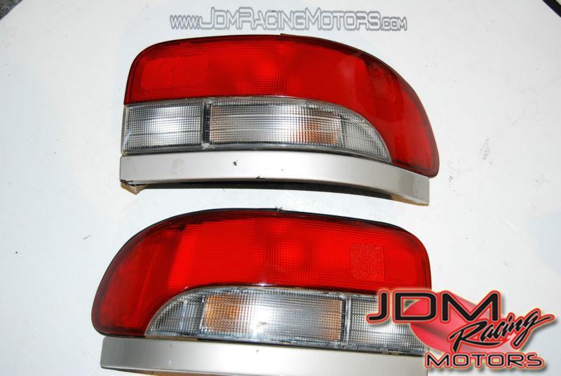 Jdm subaru impreza wrx wagon gf8 tail lights auto parts oem rare clear 1992 01