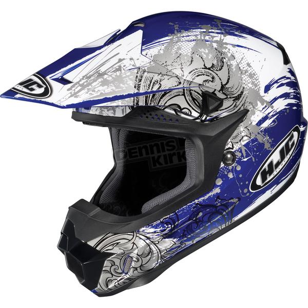 Hjc blue/white cl-x6 kosmos helmet size xxlarge