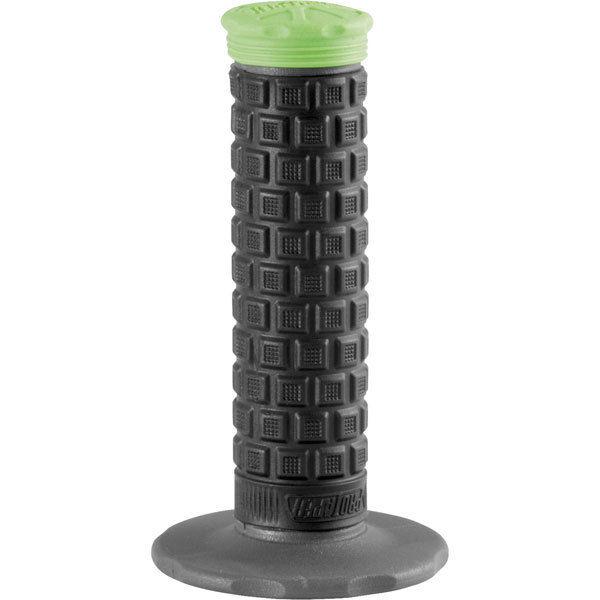 Black/grey/green pro taper pillow top lite mx grip