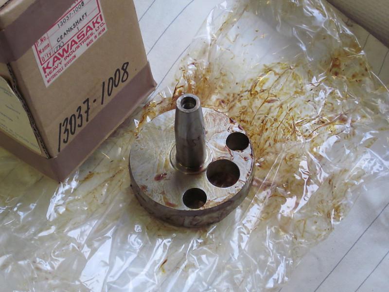 Kawasaki kx125 a a3 a4 a5 1974-79 crankshaft left hand side lh 13037-1008 nos