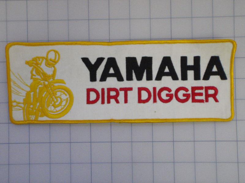 Vintage yamaha  dirt digger patch 70s-80s biker motorcycle motocross birtbike