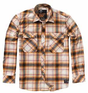 New ktm checkered button down long sleeve shirt men's size xl 3pw136315