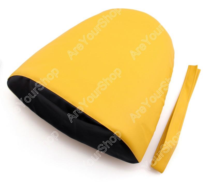 Rear pu leather seat cowl cover pillon suzuki gsxr 600/750 04-05 k4 yellow