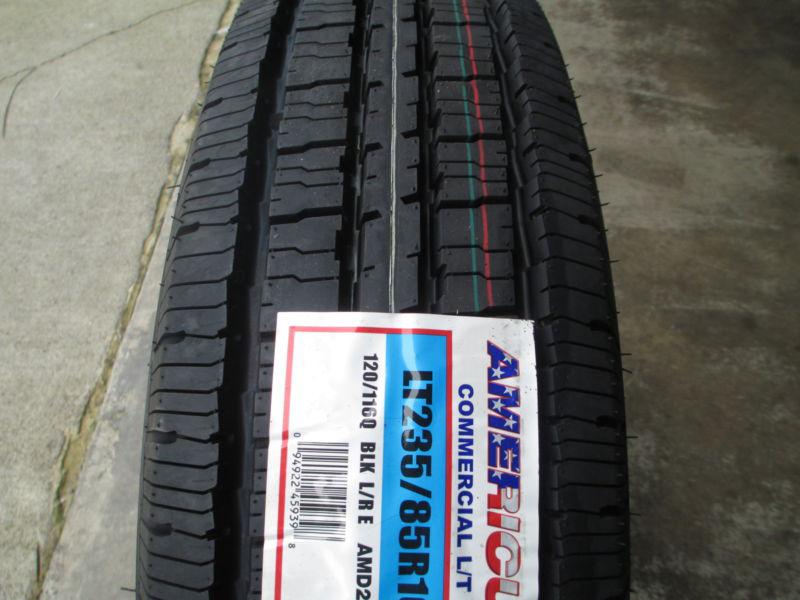 1 new lt 235/85r16 americus commercial lt tire 235 85 16 r16 2358516  e 10 ply 