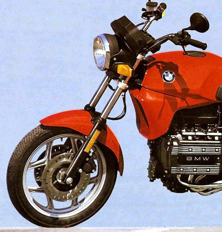 1991 bmw k75 motorcycle brochure--bmw k 75