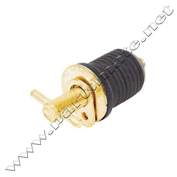 Moeller 020883001 turn-tite bailer drain plug 1.25&quot; brass