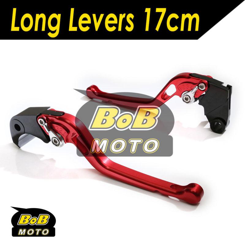 Suzuki gsx-r 750 96 97 98 99 00 01 02 03 red long clutch brake levers set rls