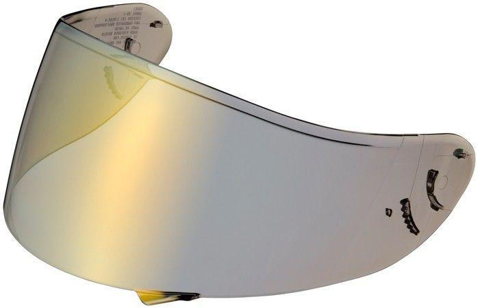 Shoei x-12/rf-1100/qwest cw-1 genuine shield gold mirror