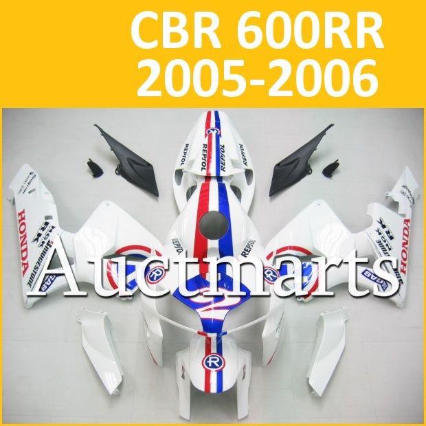 Fit honda 05 06 cbr600rr cbr 600 rr 2005 2006 fairing kit abs plastics b13 b39