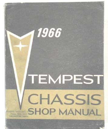 1966 pontiac  and tempest shop repair manual  original 