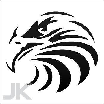 Sticker decals eagle hawk eagles hawks accipitridae apex predator 0502 x7rbf