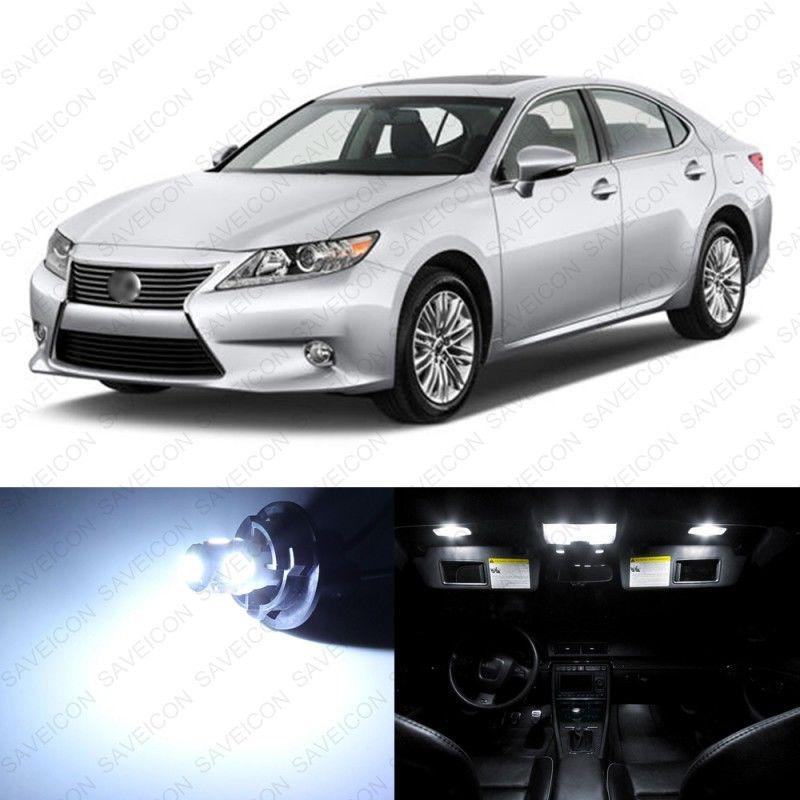 12 x white led interior lights package for 2013 and up lexus es350 es300h ---