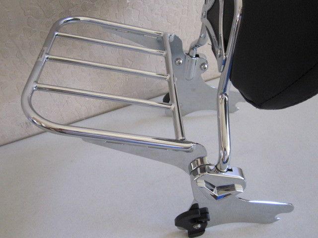 Harley-davidson original passenger backrest luggage rack 4 harley touring models