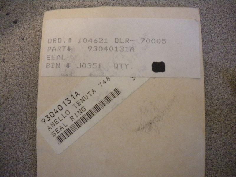 Nos ducati oem ring seal 93040131a