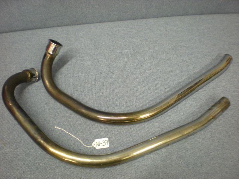 Norton 750 commando exhaust pipes. fastback / roadster / high-rider