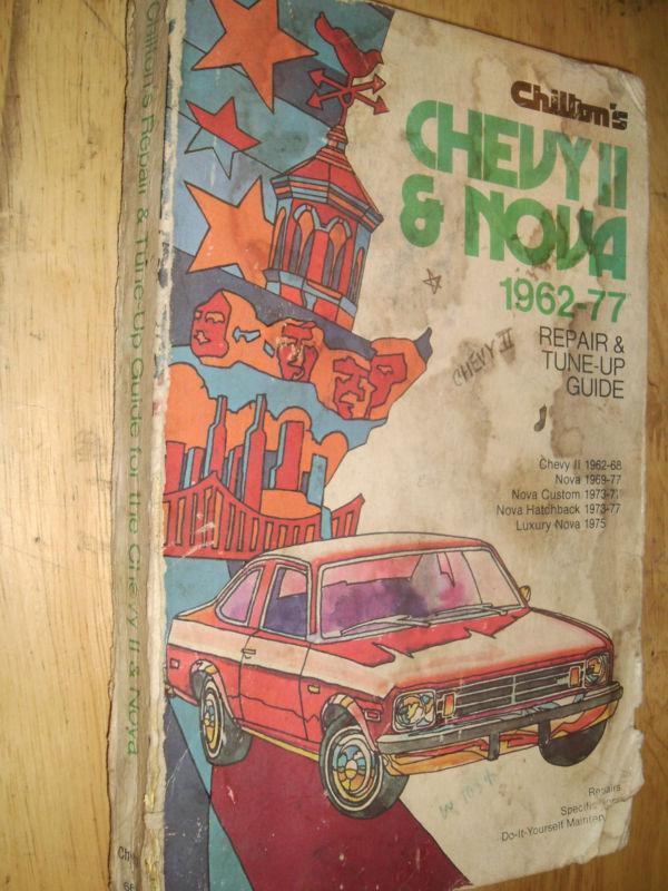 1962-1977 chevrolet nova shop manual 66 67 68 69 70 71 72 73 74 75 76 model book