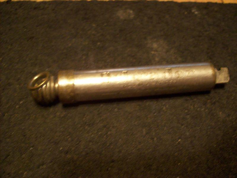 Antique schrader passenger tire gauge