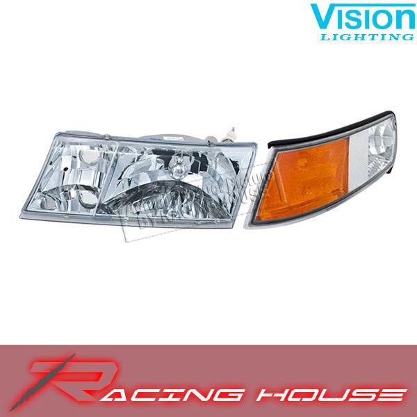 Driver side l/h headlight corner light signal 98-02 mercury grand marquis