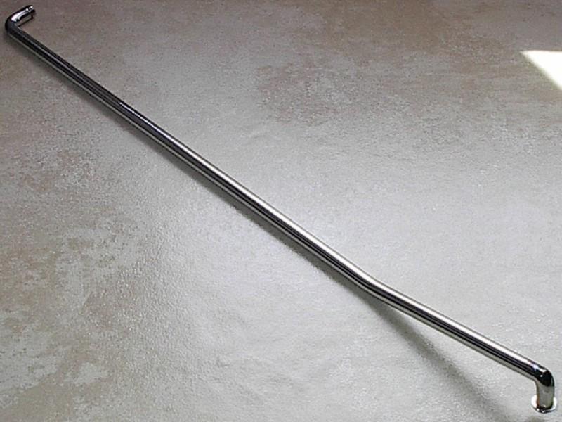 Datsun 280zx chromed hood prop rod! oem chrome! 280 zx oe engine bay part stock