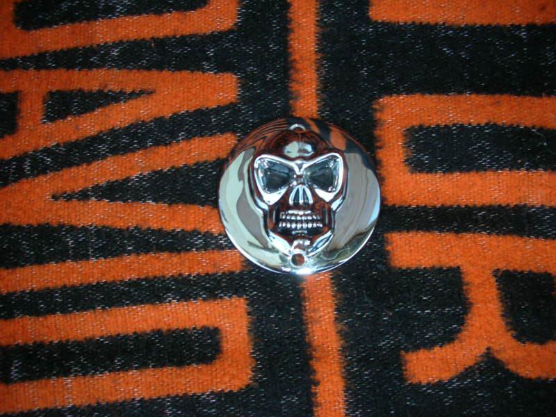 Harley davidson -skull points chrome cover + free shipping !