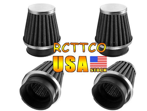 4 x 50mm motorcycle air filter air intake filter cleaner system replacement part