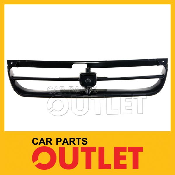 2001 dodge neon r/t front grille frame matte black plastic 2002 sxt/se wo emblem