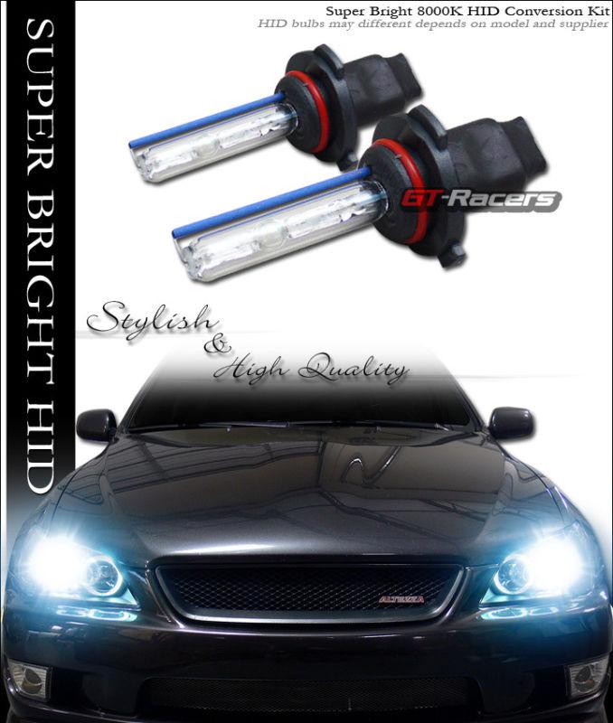 8000k hid xenon 9006/hb4 bulbs w/ballast fog lights lamps conversion kit new gj