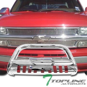 Ss bull bar (brush push bumper grill guard) v2 1999-2006 silverado/sierra 1500 c