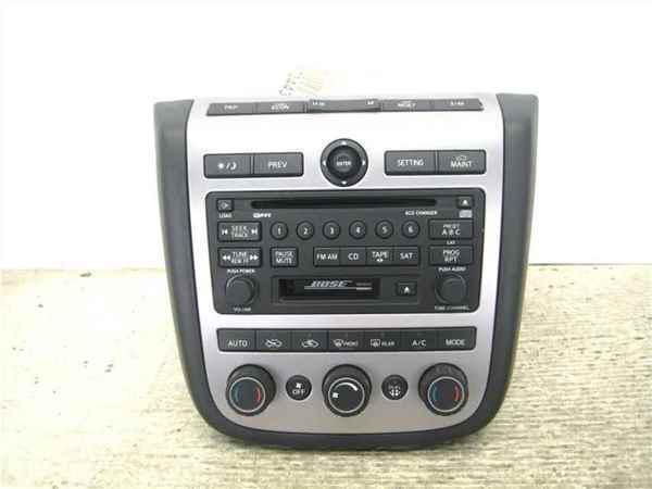 04 05 murano cd 6-disc cassette player radio w/ bose