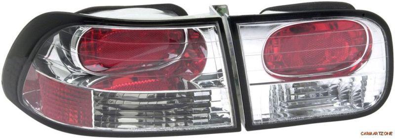 Honda civic coupe 2d euro altezza sports rear tail light chrome trim 92 93 94 95