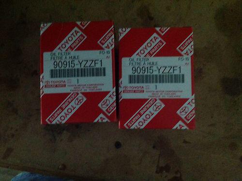 Toyota 90915-yzzf1 oil filters rav4 camry corolla - pack of two