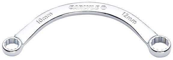 Carlyle hand tools cht hmw1012m - wrench, half moon box end; 10 mm x 12 mm; 1...