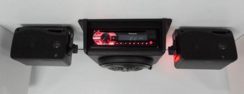 Overhead console radio stereo atv boat polaris cd radio speakers