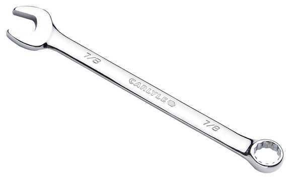 Carlyle hand tools cht cwfp128 - wrench, combination sae; 7/8""; 12; full polish