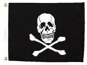 New boat marine jolly roger pirate flag nylon 12" x 18" flag others listed