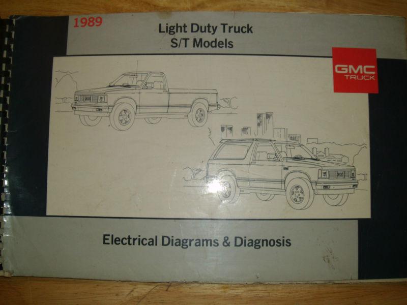 1989 gmc s15 & jimmy electrical diagnosis and wiring diagrams manual! s-15